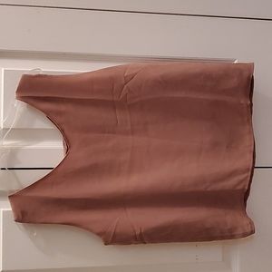Nwt Blouse tank beige